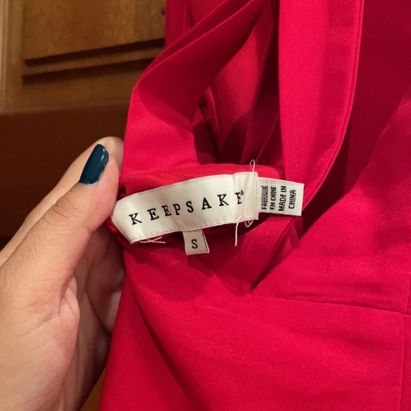 KEEPSAKE Red Tie Dress - Picture 5 of 7